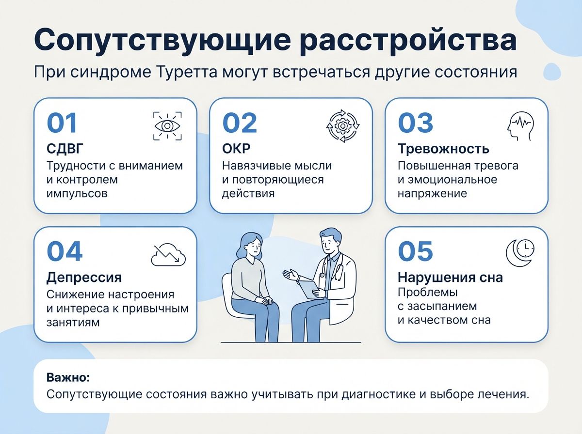 Лечение синдрома Туретта в Мурино инфографика